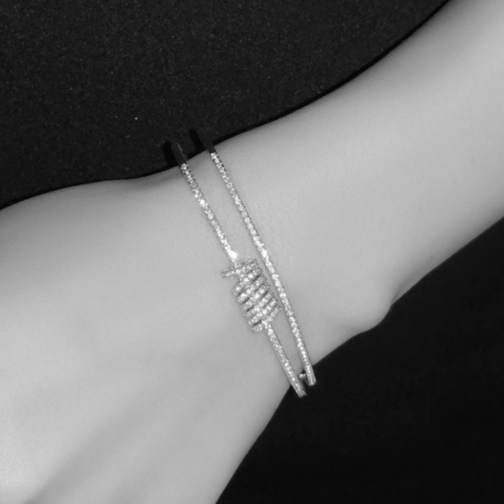 🆕PP Moveable Coin Double Bangle 2”-3” Adjustable